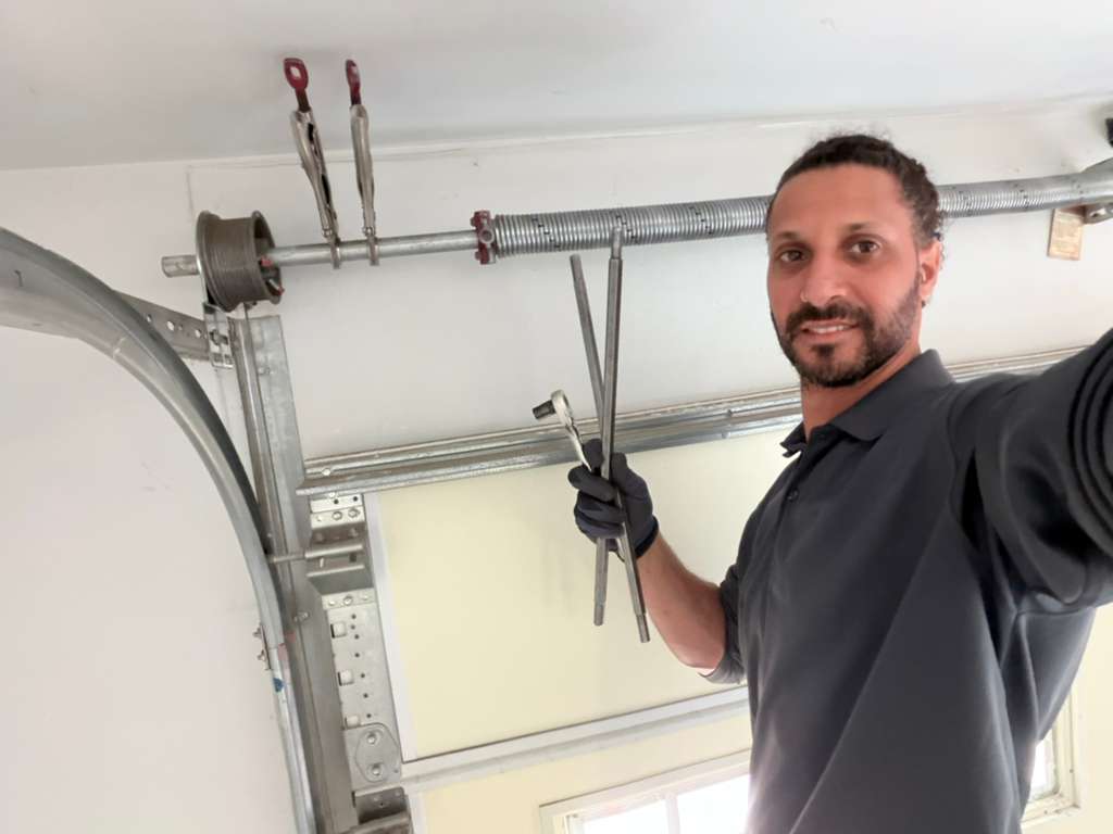 Garage door cable repair